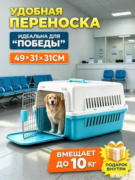 Удобная переноска для кошек с прочной дверцей