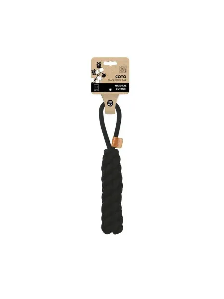 M-PETS Игрушка для собак COTO перетяжка черная 34 см (хлопок)