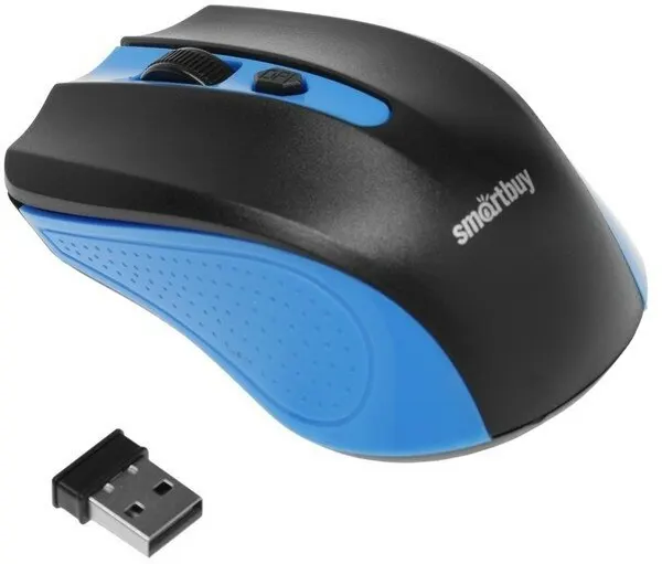 Мышь компьютерная SmartBuy ONE 352, беспроводная, оптическая, 1600 dpi, сине-черная