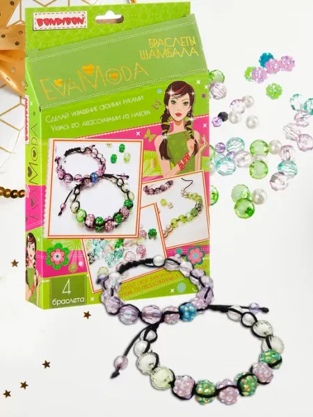 Bondibon Набор для творчества Браслеты шамбала Eva Moda