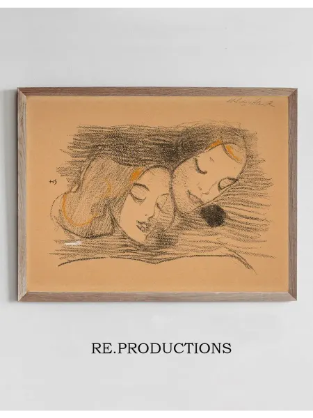 Re.productions Постер The Picture Book - Helene Schjerfbeck