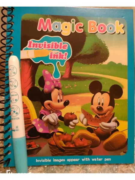 Magic water book многоразовая водная раскраска для детей