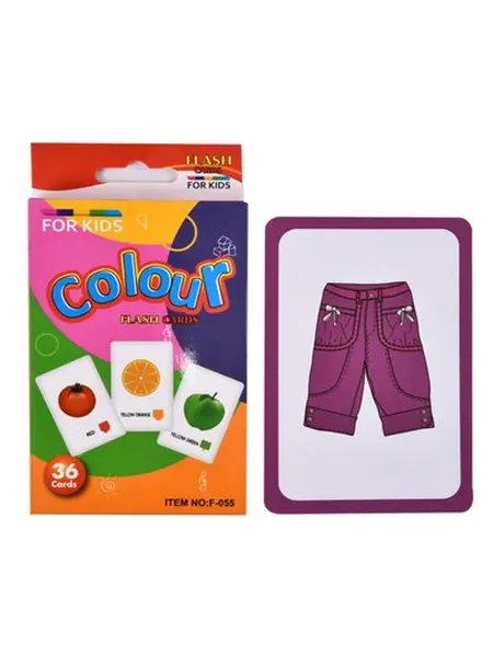 Booksy Набор образовательных карточек Colour