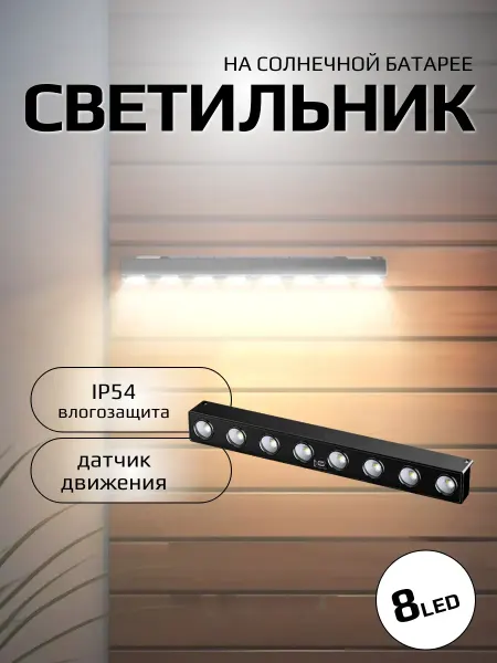 ECOHOMELY Светильник настенный на солнечной батарее