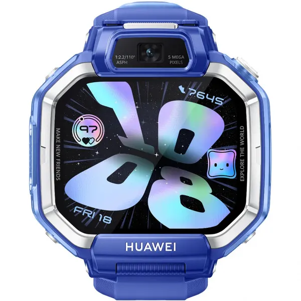 Детские умные смарт-часы Huawei Watch Kids X1, Blue (Синий)
