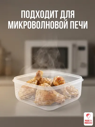 Контейнер пищевой с гибкой крышкой Flexo 2.7 л - Хранение продуктов