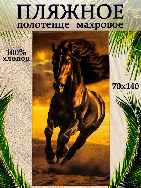 EZGOTEX Полотенце махровое 70х140 пляжное