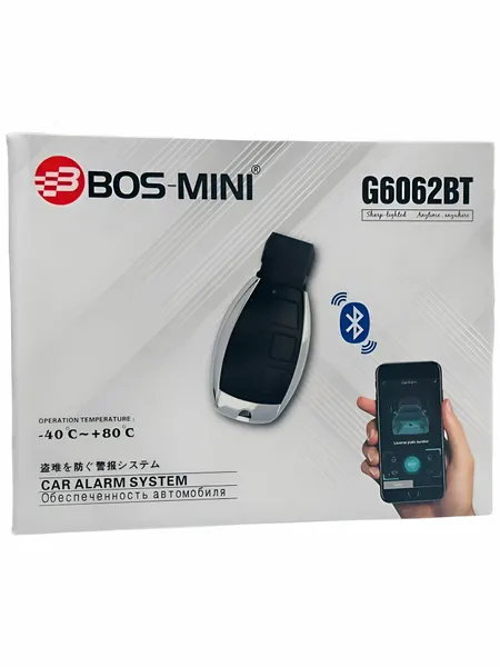 Автомобильная сигнализация Bos-Mini G6062BT, Автосигнализация