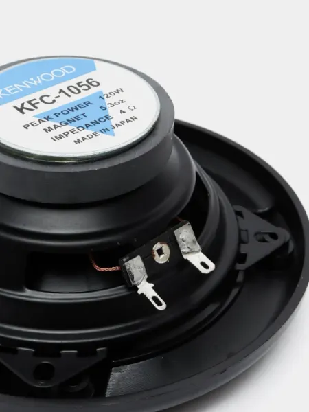 Колонки Kenwood 120W, pазмер-10 см - Колонки для авто