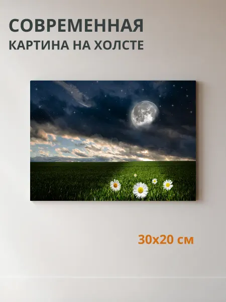 DZiVA Картина на холсте Фэнтези 30x20 см