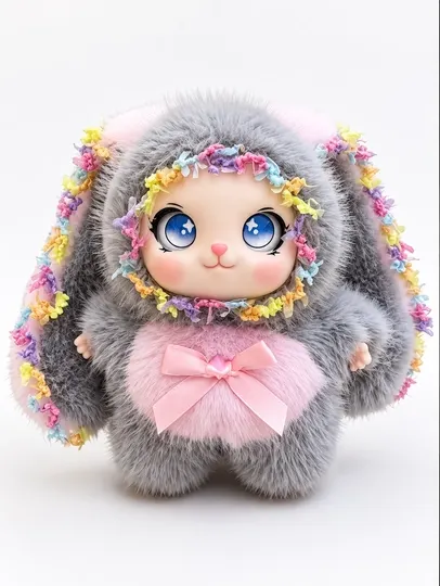 Мягкая игрушка зайчик, Плюшевая кукла, подарок - Мягкие игрушки