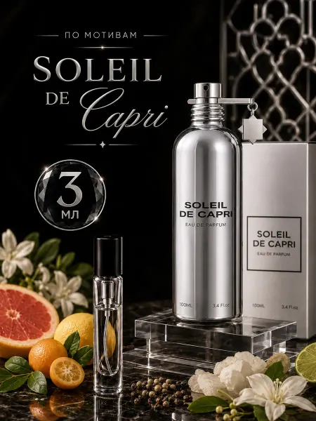 Духи стойкие по мотивам Soleil de Capri пробник 3 мл