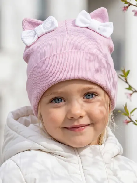 Sweet Moment Шапка детская весенняя с ушками