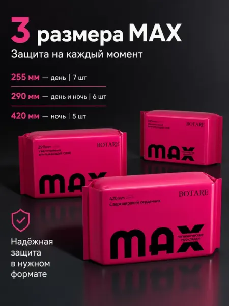 BOTARE Женские гигиенические прокладки, женские ежедневки
