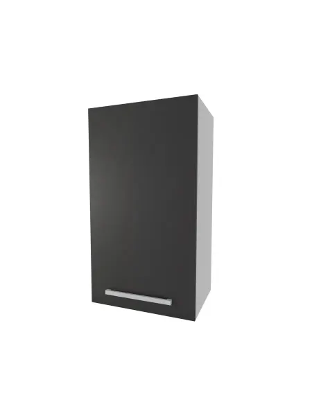 Профит-М Шкаф кухонный 40х30х72 см, "Полка 400" - белый-антрацит