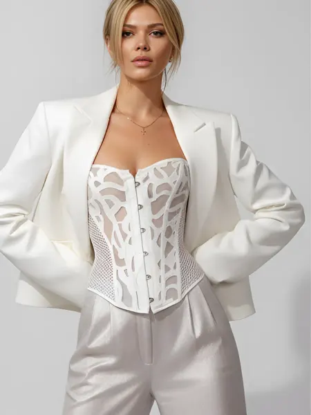 N&N boutique Корсет для платья вечерний утягивающий на шнуровке