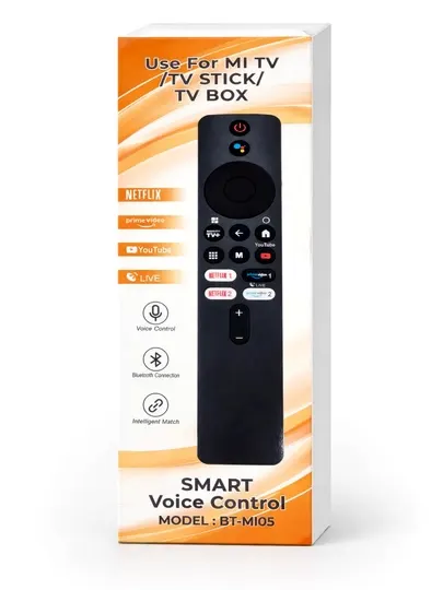 Пульт голосовой для телевизора и приставки Xiaomi, MI TV, TV Stick, TV BOX, RSTAR