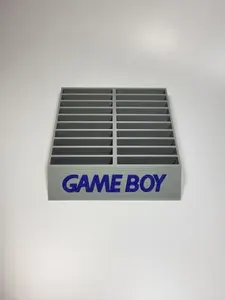 Подставка для картриджей Game Boy без кейсов, серая , из пластика.
