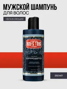 Boy's Toys Шампунь увлажняющий для ежедневного ухода за нормальными и сухими волосами, 250 мл