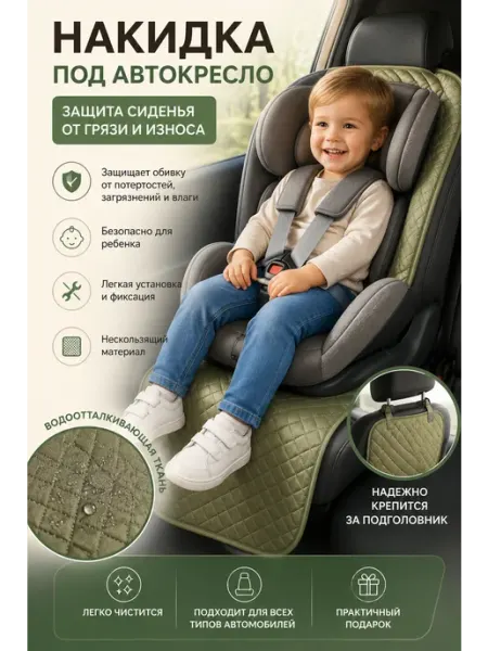 Спорткласс накидка под детское автокресло на сиденье