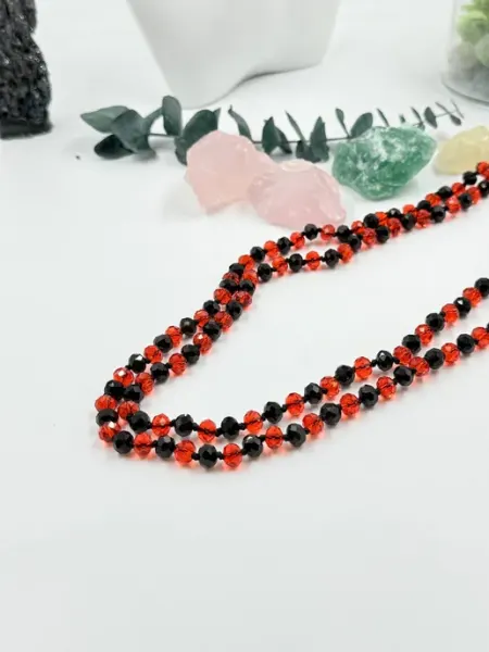 Brasleti_charm Бусы из чешского стекла длинные бижутерия украшение