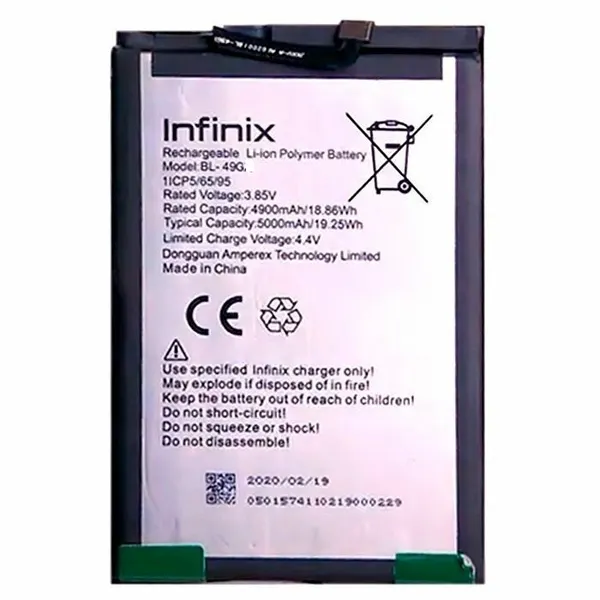 BL-49NX Infinix Hot 30i/Smart 7/7 HD Аккумуляторная батарея