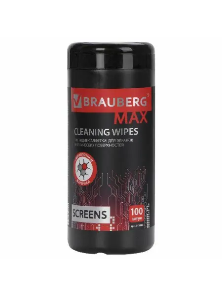 Brauberg Чистящее средство MAX 100шт для экранов и оптики