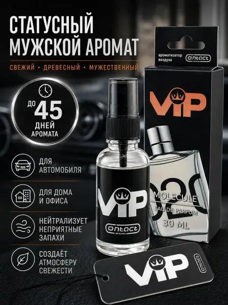 Bravolo3 Ароматизатор в машину подвеска и спрей автопарфюм 30 мл