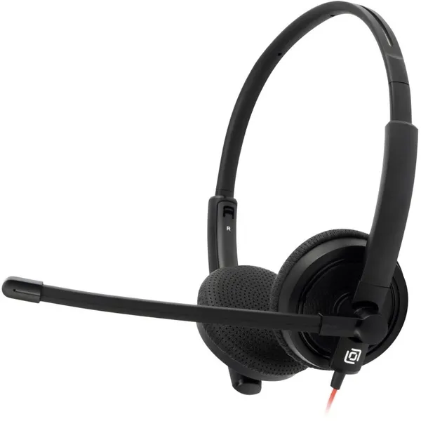 Наушники Oklick с микрофоном, HS-L900, черные, 1,6 м, накладные (1532022)
