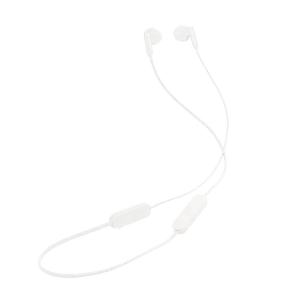 Беспроводные наушники JBL Tune 235 BT, с шейным ободом, белый (JBLT235BTWHT)