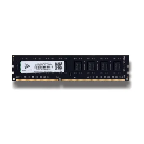 Оперативная память COMPIT CMPTDDR34GBD160015, 4 Гб, DIMM DDR3, 1600 МГц, CL11, 1.5 В, черный