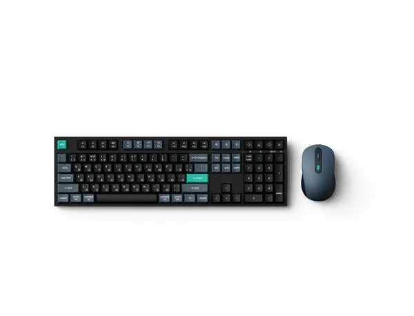 Беспроводной комплект Keychron B36 + BM25 Combo - полноразмерная (100%) ножничная клавиатура B36 и мышь BM25, 3 типа подключения