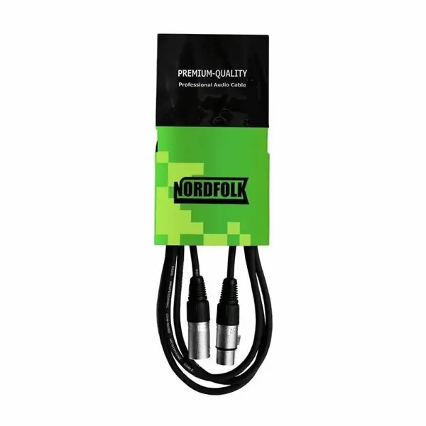 Микрофонный кабель NordFolk NMC9/20M XLR (M) XLR (F), 20м
