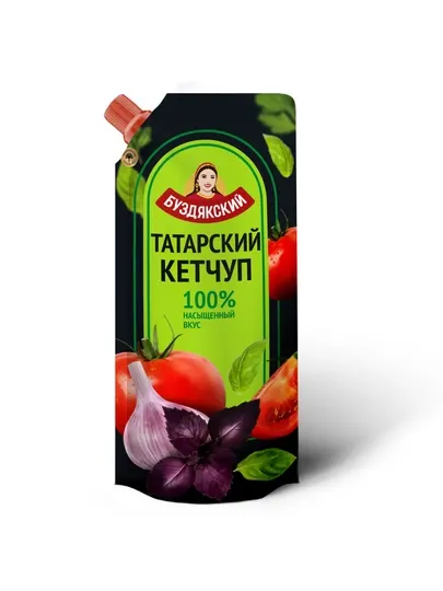 Кетчуп Буздякский ПК "Татарский" 260 г Дой-пак - Соусы