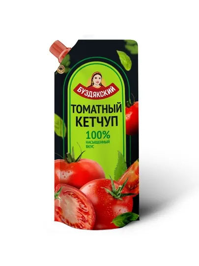 Кетчуп Буздякский ПК "Томатный" 260 г Дой-пак - Соусы