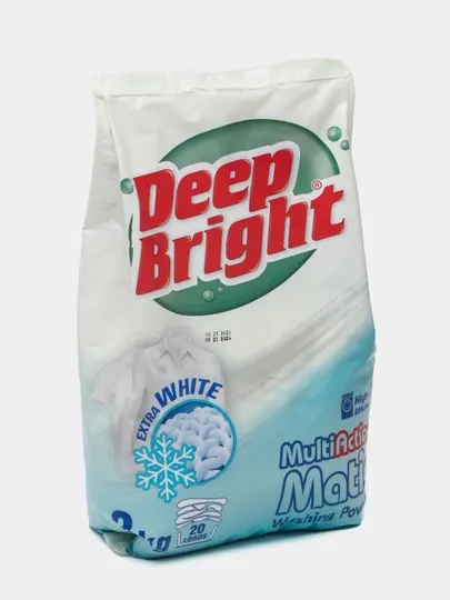 Стиральный порошок Deep Bright, для белого, 3 кг