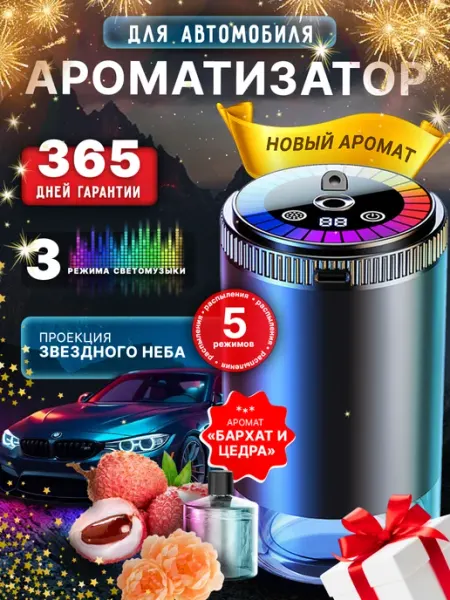 Bronx Brothers Ароматизатор в машину автоматический автопарфюм