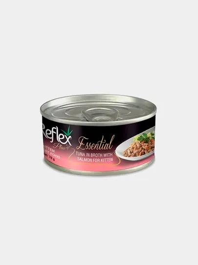 Влажный корм Reflex Tuna In Broth With Salmon For Kitten для взрослых кошек