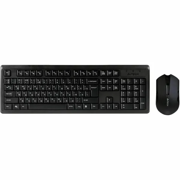 Набор клавиатура+мышь A4Tech V-Track 4200N клав: черный мышь: черный USB WLS