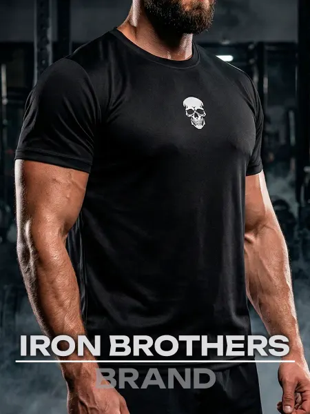 IRON BROTHERS Футболка спортивная ДРАЙВ для тренировок свободная