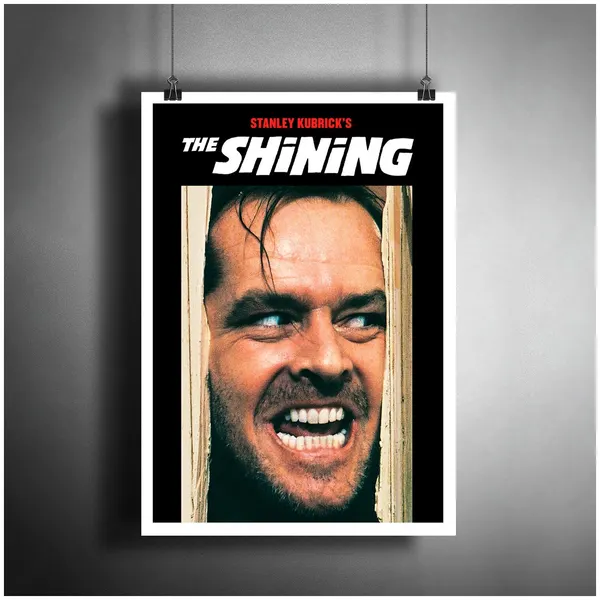 Постер плакат для интерьера "Фильм: Сияние. The Shining. Джек Николсон"/ Декор дома, офиса, комнаты A3 (297 x 420 мм)