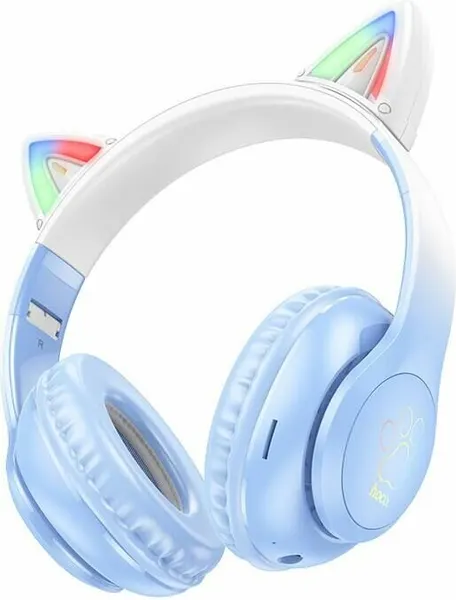 Наушники беспроводный HOCO большие W42 Bluetooth 5.3 синий