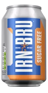 Напиток газированный Irn Bru Sugar Free БЕЗ САХАРА (UK), 330 мл х 6 шт.