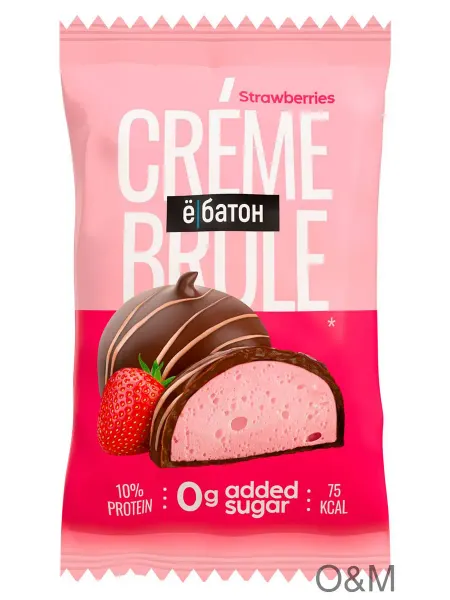Десерт протеиновый «Ёбатон» Crème Brule, 3шт