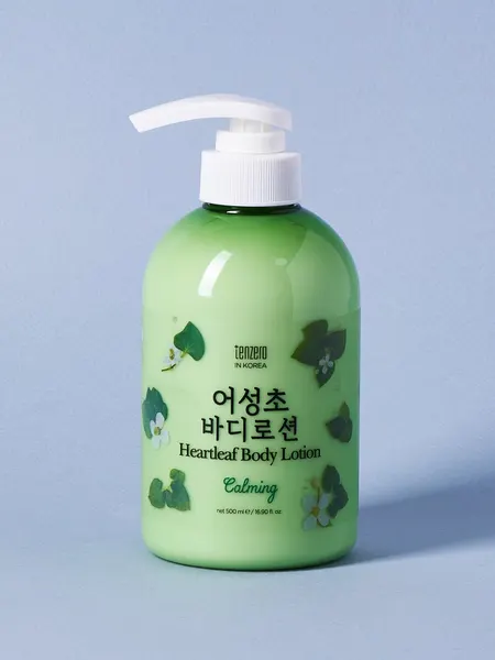TENZERO Успокаивающий лосьон для тела с экстрактом хауттюйнии 500мл Calming Heartleaf Body Lotion