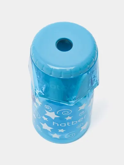 Точилка Hatber ROTOCAP, Цветная с контейнером,BS079566