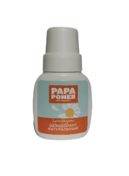 Натуральный дезодорант без отдушки PAPA POWER Гипоаллергенный