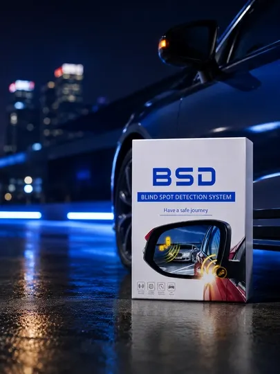 Система безопасности BSD для автомобиля, контроль слепых зон в зеркалах