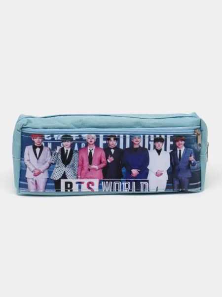 Пенал косметичка, школьный, универсальный, BTS