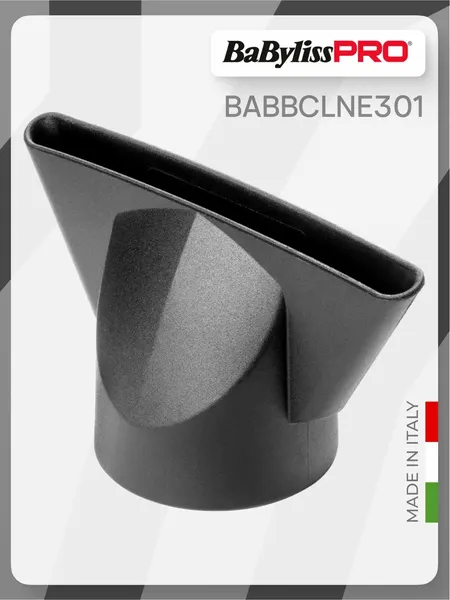 Насадка-концентратор BaByliss Pro BABBCLNE301, размер сопла 90х6 мм, посадочный диаметр 42 мм, крепление без защелок